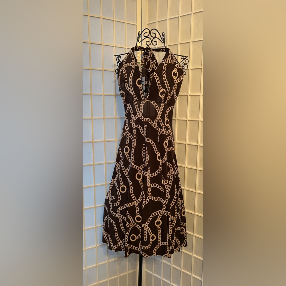 LVL X Halter Chain Dress
